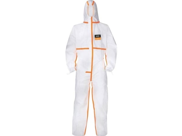 Uvex 98375, oransje, hvit, S, voksen, unisex, langermet, full lengde