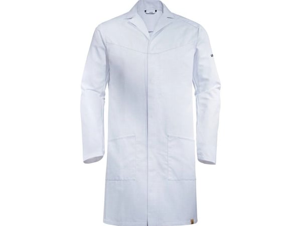Uvex SuXXeed ESD, Jakke, Mann, Hvit, 6XL, Klaffestenging, Bomull, Polyester