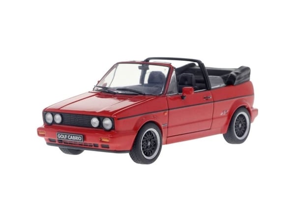 Solido Volkswagen Golf MKI 1992 rød 1:43 modellbil