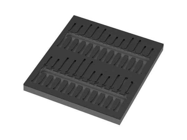 Wera 05137315001 9815 Skuminsatser (L x B x H) 392 x 344 x 30 mm