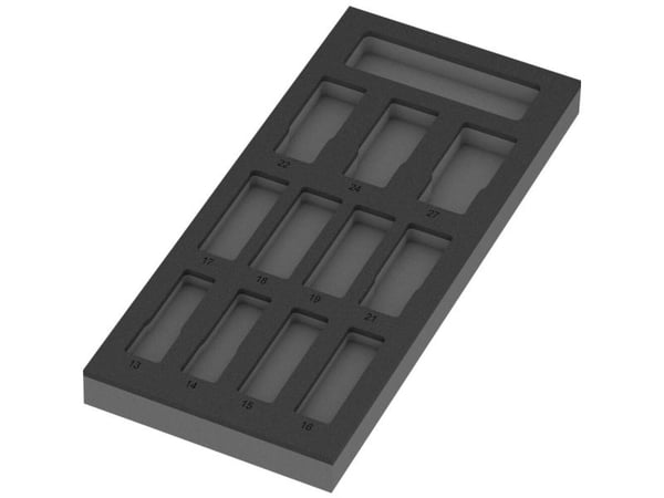 Wera 05137325001 9825 Skuminsatser 1 st (L x B x H) 392 x 172 x 30 mm