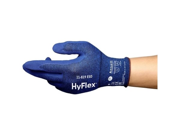 Ansell 11819R100-1P HyFlex arbeidshanske str. 10 EN 21420:2020 1 par