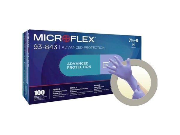 Ansell MICROFLEX 93843060 engangsnitrilhansker 100 stk. str. XS 5,5-6
