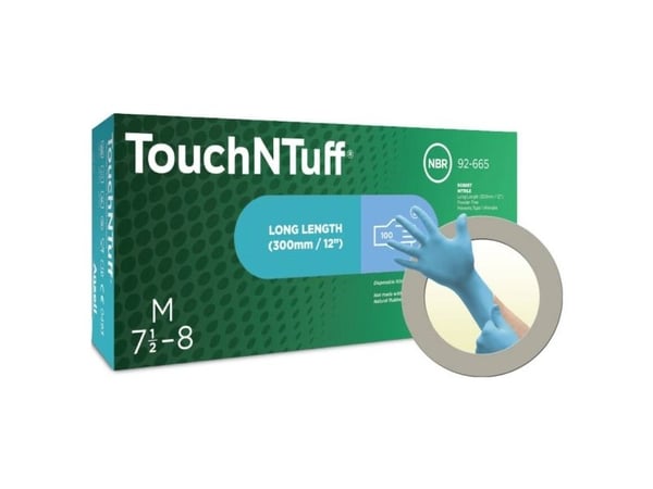 Ansell TouchNTuff 92665070 engångsnitrilhandskar 100 st storlek S, 6.5, 7 EN 21420:2020