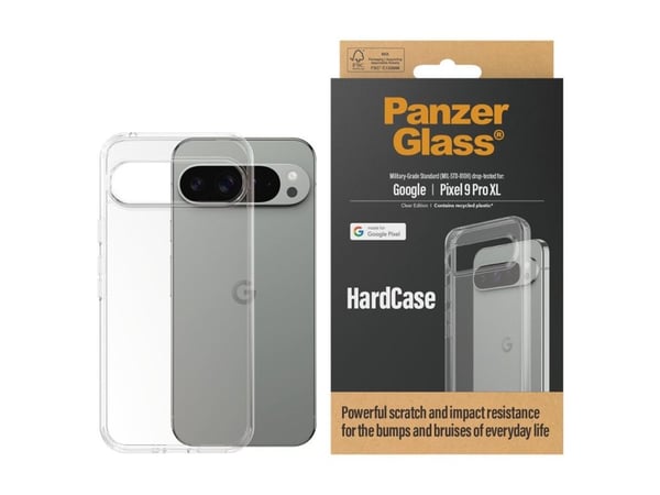 PanzerGlass ® HardCase Transparent Google Pixel 9 Pro XL, Suojus, Google, Google - Pixel 9 Pro XL, Läpinäkyvä