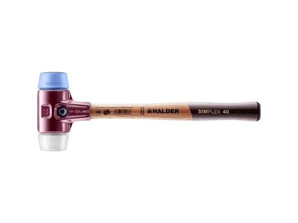 Halder SIMPLEX 3017.040 gummihammer ergonomisk grep, middels hard, myk, 615 g, 325 mm (1 stk)