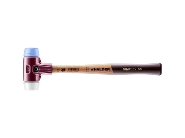 Halder SIMPLEX 3017.030 gummihammare ergonomiskt grepp medelhård mjuk 340 g 295 mm 1 st