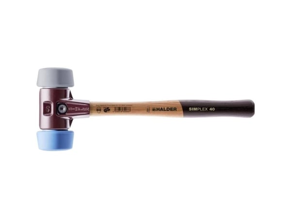 Halder SIMPLEX 3013.051 gummihammer ergonomisk grep middels hard myk 1070 g 330 mm 1 stk
