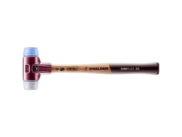 Halder SIMPLEX 3013.030 gummihammare ergonomiskt grepp medelhård mjuk 340 g 295 mm 1 st