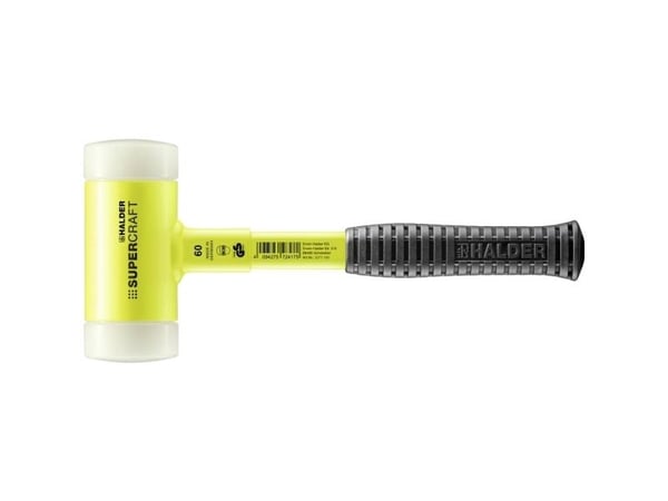 Halder SUPERCRAFT myk slaghammer 60 SUPERCR gul Grip