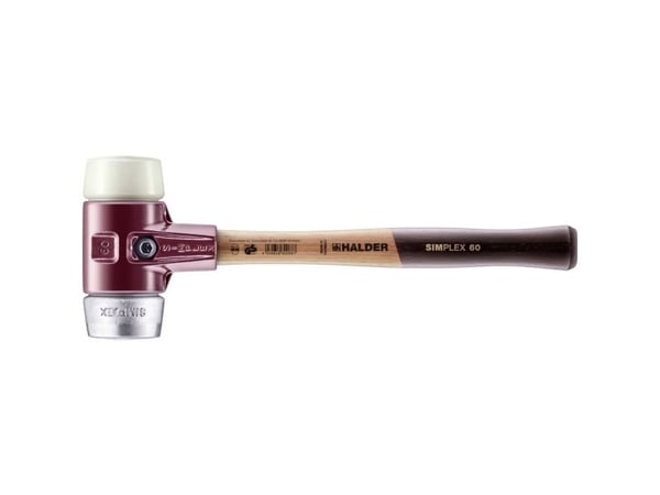 Halder SIMPLEX 3089.060 gummihammer ergonomisk grep, hard 1730 g 405 mm (1 stk)