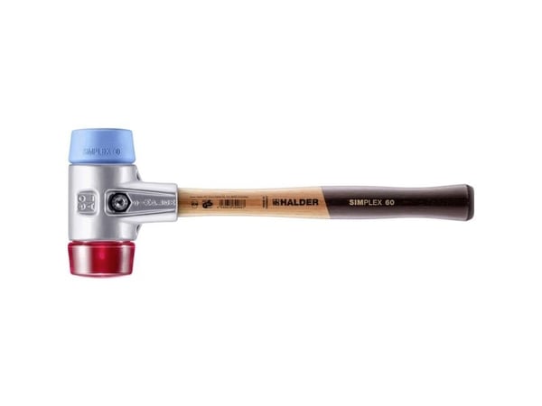 Halder SIMPLEX 3113.060 gummiklubba ergonomiskt grepp medelhård/blød 850 g 405 mm 1 st