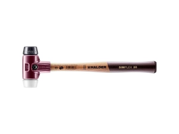 Halder SIMPLEX 3027.030 gummihammer ergonomisk grep, middels hard 335 g, 295 mm (1 stk.)