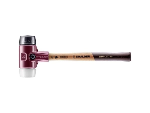 Halder SIMPLEX 3027.050 gummihammer ergonomisk grep middels hard 1105 g 370 mm (1 stk)
