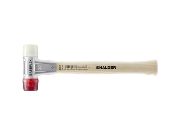 Halder BASEPLEX 3968.030 gummihammer, ergonomisk grep, hard, 360 g, 280 mm (1 stk.)