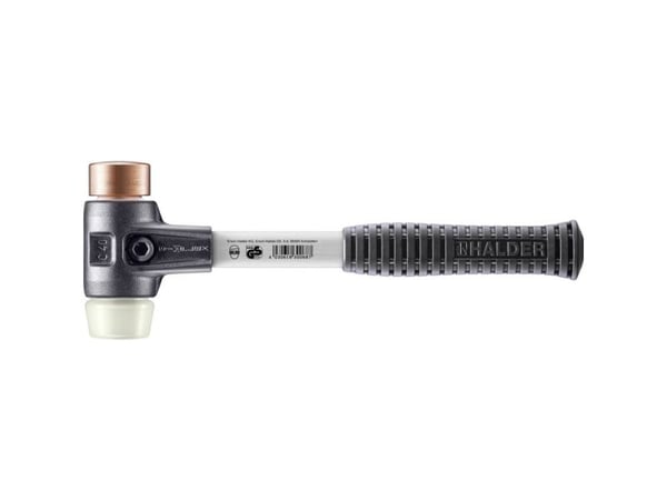 Halder SIMPLEX 3748.040 gummihammer hard, ergonomisk grep 1150 g 325 mm, 1 stk