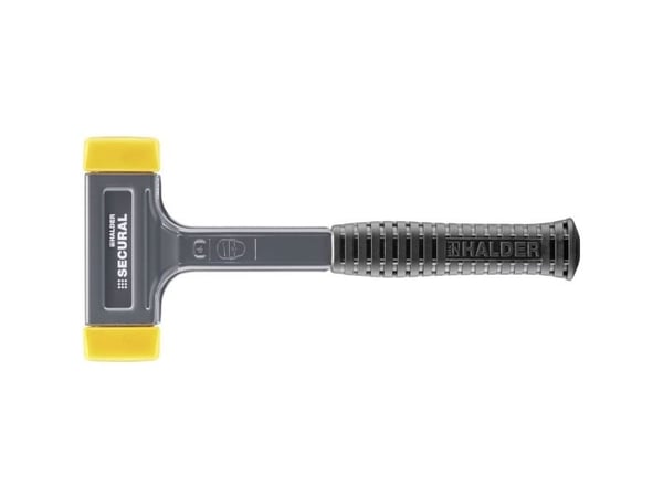 Halder SECURAL slägga med soft-face 35x45 polyuretan