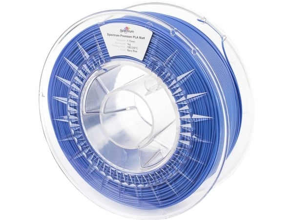 Spectrum Filaments 80237 PLA matt filament PLA-matt 1,75 mm 1000 kg/m Marineblå (matt) 1 stk