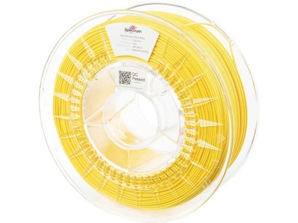 Spectrum Filaments 80107 PLA Pro filament PLA Pro slagfast 1,75 mm 1000 g Bahama Yellow gul 1 stk