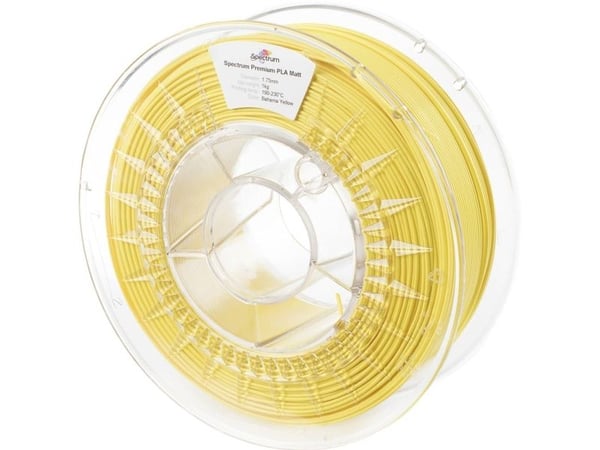 Spectrum Filaments 80242 PLA Matt filament PLA-matte 1,75 mm 1000 g Bahama Yellow (matt) 1 stk