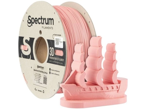 Spectrum Filaments 80730 Pastello PLA-filament PLA 1,75 mm 1000 g Flamingo Red (rød, pastel) 1 stk