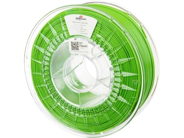 Spectrum Filaments 80303 ASA 275 Lime green filament ASA UV- og værbestandig slagfast 1,75 mm 1000 g Limegrønn 1 stk