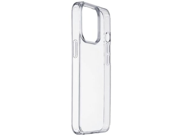 Cellularline Clear Strong - iPhone 15 Pro-etui med antimikrobiell beskyttelse (klar)