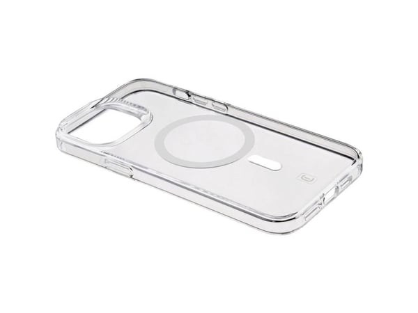 Cellular Line Gloss Mag - Baksidesskydd för mobiltelefon - magnetisk - MagSafe-kompatibilitet - transparent - för Apple iPhone 15