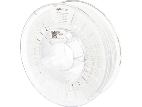Spectrum Filaments 80540 PC/PTFE filament PC/PTFE varmebestandig, kjemisk bestandig 1,75 mm 750 g Natural 1 stk