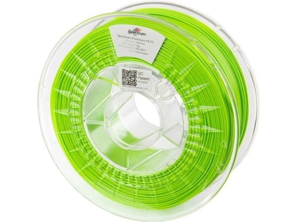 Spectrum Filaments 80131 PET-G Premium filament kjemisk bestandig slagfast 1,75 mm 1000 g Lime Green 1 stk