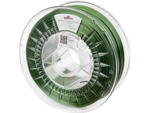 Spectrum Filaments 80266 PLA SILK filament, glinsende PLA-silk, 1,75 mm, 1000 g, Tropical Green (1 stk.)