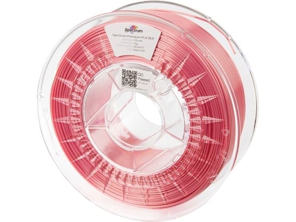 Spectrum Filaments 80442 PLA Silk filament 1,75 mm 1000 g Rose Gold (Rose, Gull) 1 stk Spectrum Filaments 80442 PLA Silk filament 1,75 mm 1000 g Rose Gold (Rose, Gull) 1 stk