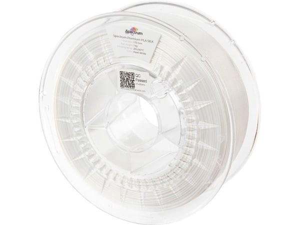 Spectrum Filaments 80448 PLA Silk glinsende filament 1.75 mm 1000 g Pearl White