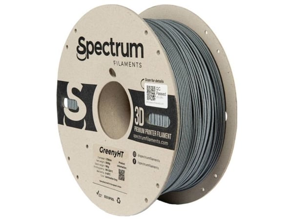 Spectrum Filaments 80701 GreenyHT PLA-filament 1,75 mm 1000 g antracittgrå matt