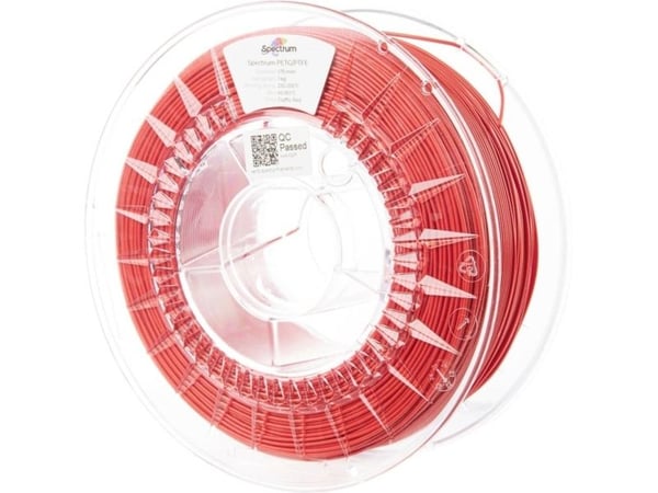 Spectrum Filaments 80746 PETG/PTFE filament kjemisk bestandig 1,75 mm 1000 g Traffic Red (rød) 1 stk