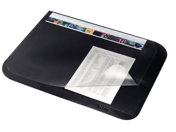 Skriveunderlag med transparent dækplade Leitz Plus 50x65 cm PVC