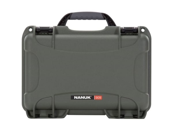 NANUK Kuljetuslaukku Mod. 909 (L x K x S) 291 x 93 x 178 mm sotilasvihreä 909S-000OL-0A0