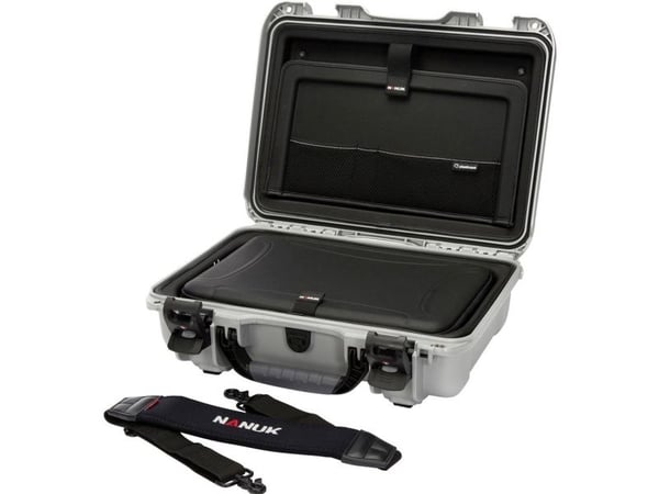 NANUK transportkoffert Mod. 923 | (B x H x D) 422 x 137 x 287 mm | Sølv 923-LK05