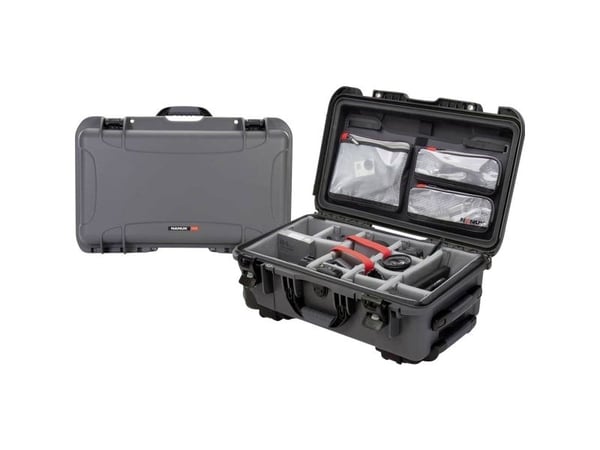 NANUK transportkoffert Mod. 935 (B x H x D) 521 x 191 x 287 mm grafitt 935S-060GP-0A0