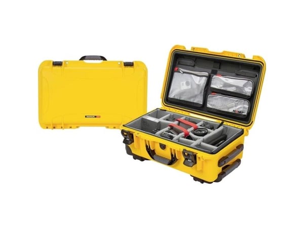 NANUK transportkoffert Mod. 935 (L x B x H) 521 x 521 x 191 mm gul 935S-060YL-0A0