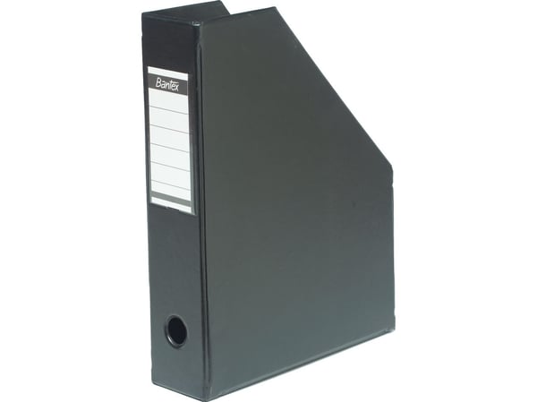Tidsskriftskassette Elba sort A4 Maxi (stk.)
