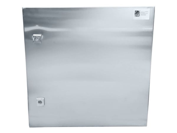 TRU COMPONENTS TC-SS505020 Sähkökaappi 500 x 500 x 200 Ruostumaton teräs Vaaleanharmaa 1 kpl
