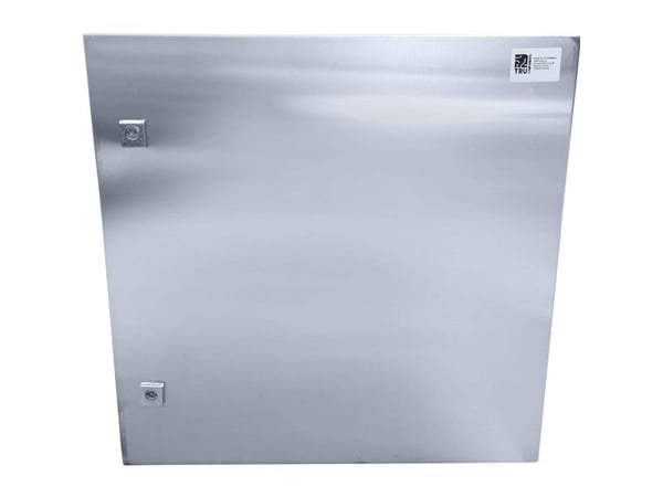 TRU COMPONENTS TC-SS606020 Sähkökaappi 600 x 600 x 200 Ruostumaton teräs Vaalean harmaa 1 kpl