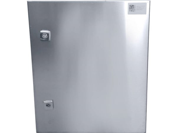 TRU COMPONENTS TC-SS504020 Sähkökaappi 400 x 500 x 200 Ruostumaton teräs Vaaleanharmaa 1 kpl