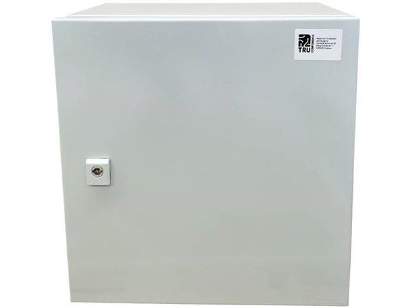TRU COMPONENTS TC-S404020 Sähkökaappi 400 x 400 x 200 Teräslevy Vaaleanharmaa 1 kpl