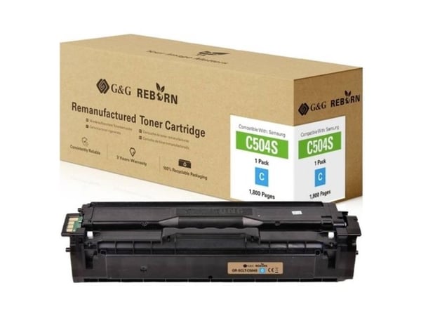 G&G GR-SCLT-C504S, 1800 sider, Cyan, 1 stykker