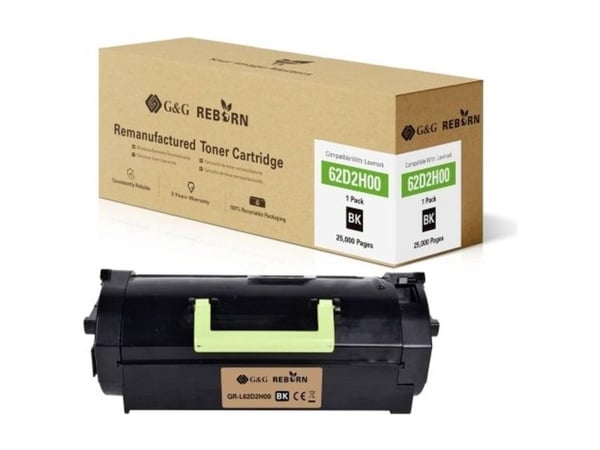 G&G GR-L62D2H00, 25000 sider, Svart, 1 stykker
