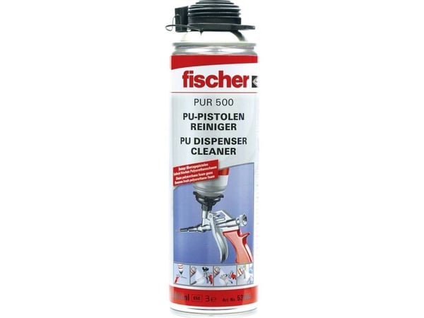 Fischer PUR 500, 500 ml, Egnet for innendørs bruk, Egnet for utendørs bruk, 1 stykker