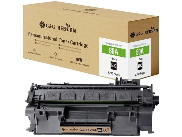 G&G GR-HCF280A, 2700 sivua, Musta, 1 kpl