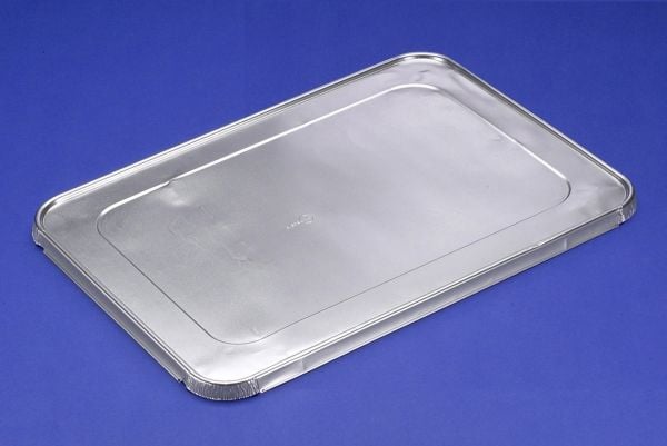 Låg t/gastrobakke, Plus Pack, 1/2GN Rektangulær,325x265x16mm aluminium, aluminium, pakke a 50 stk Fø Låg t/gastrobakke, Plus Pack, 1/2GN Rektangulær,325x265x16mm aluminium, aluminium, pakke a 50 stk Fø